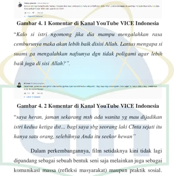 Gambar 4. 2 Komentar di Kanal YouTube VICE Indonesia 