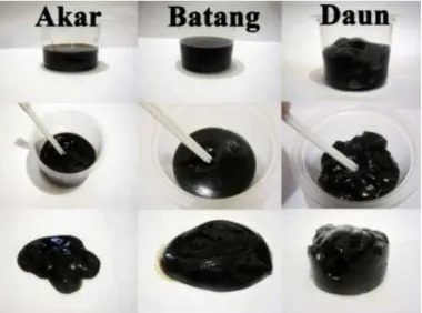 Gambar 26. Gel cincau hitam dengan konsentrasi 40 gram tepung tapioka/liter ekstrak 