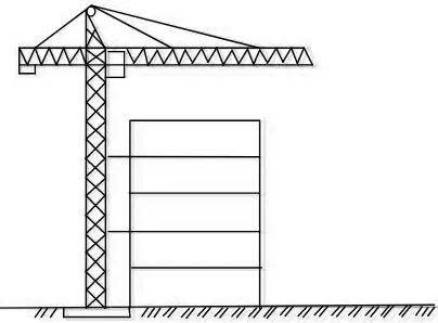 Gambar 2.2. Free-Standing Tower Crane