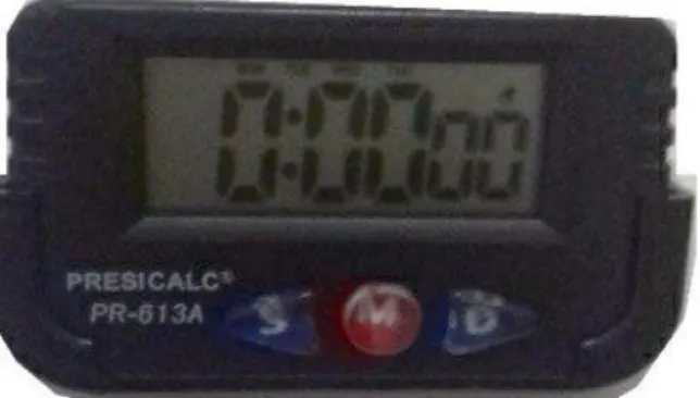 Gambar 3.9. Gelas ukur 10 ml  j.  Stopwatch 