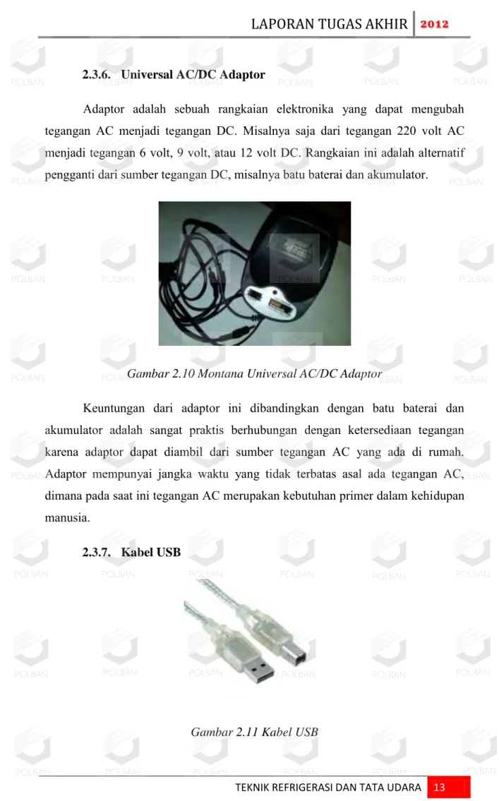 Gambar 2.10 Montana Universal AC/DC Adaptor 