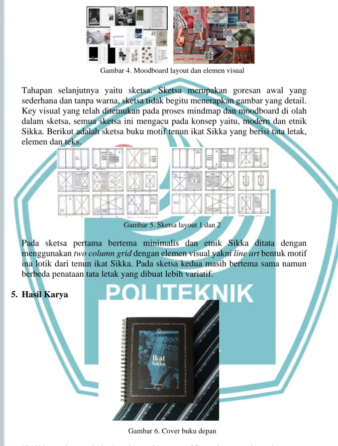 Gambar 4. Moodboard layout dan elemen visual 