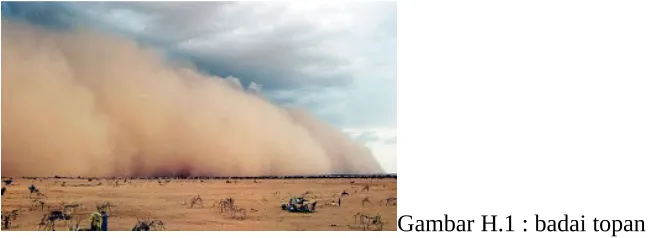 Gambar H.1 : badai topan
