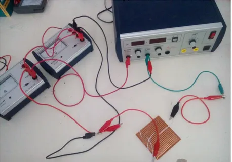 Gambar 2. Rancangan Penelitian Rangkaian Resistor dan Dioda