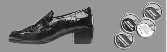 Gambar 6.4Semir sepatu mengandungnitrobenzena.