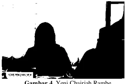 Gambar 4. Yeni Chairiah Rambe 