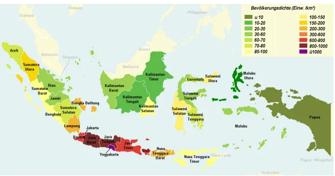 Gambar 3. Persebaran populasi peduduk Indonesia