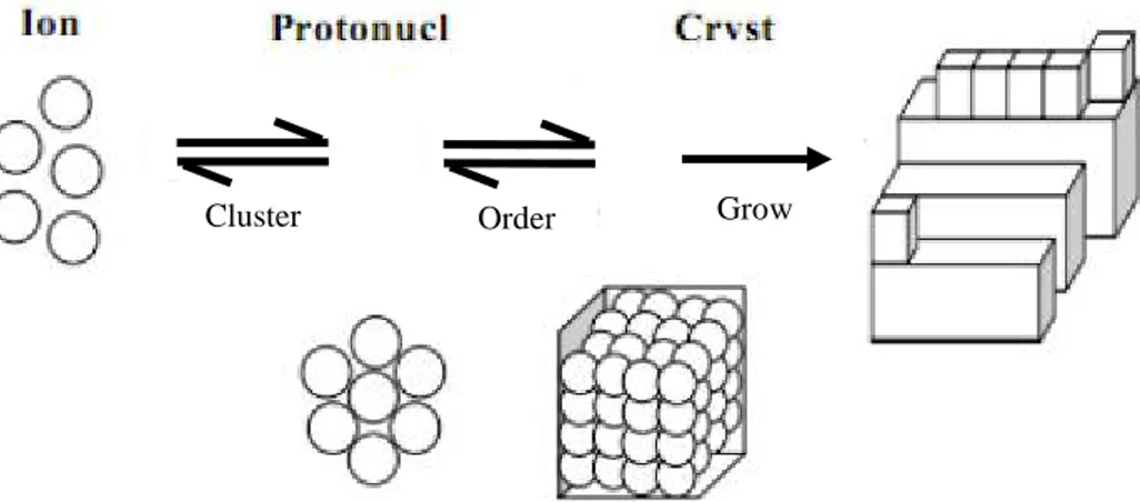 Gambar 8. Tahapan kristalisasi (Zeiher et al., 2003).