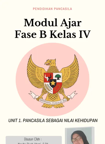 Modul Ajar Fase B Kelas IV