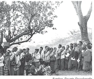 Gambar 2.4  Jajak pendapat di Timor Timur