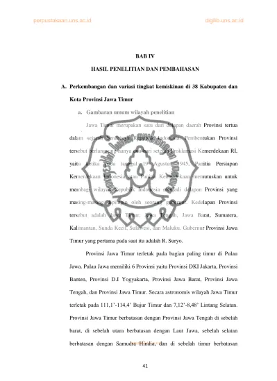 BAB IV HASIL PENELITIAN DAN PEMBAHASAN. A. Gambaran Umum Wilayah ...