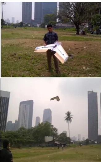 Gambar 7. Pengujian Robot Terbang 