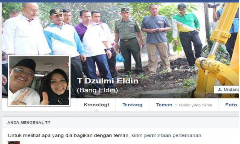 Gambar 4.1 Contoh Bentuk Akun Facebook @Medanrumahkita (Bang 