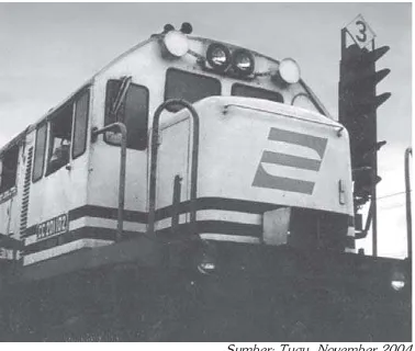 Gambar 4.2 Kereta api Argo Bromo hasilperkembangan iptek.