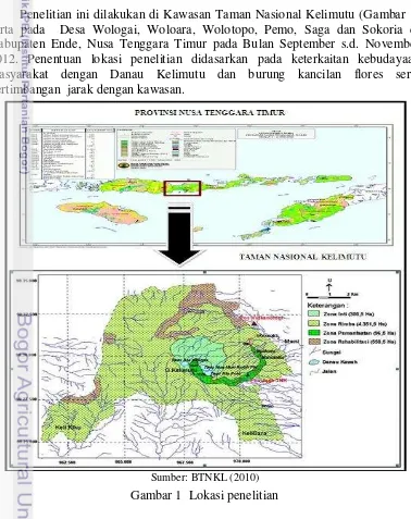 Gambar 1  Lokasi penelitian 