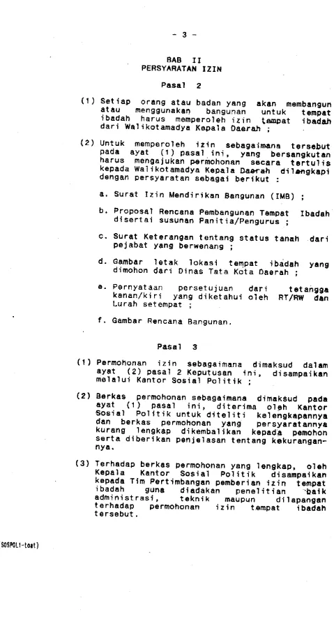 Gambar dari Pernyataan ibadah dimohon 'letak Iokasi teqpat Dinas Tata Kota Daerah ; persetujuan dari 