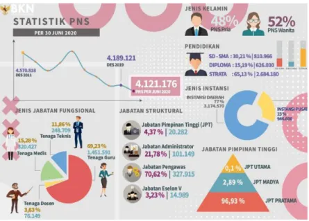 Gambar 1.2. Statistik Pegawai Negeri Sipil Tahun 2020 