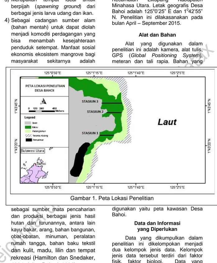 Gambar 1. Peta Lokasi Penelitian 