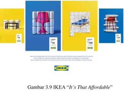 Gambar 3.9 IKEA “It’s That Affordable” 