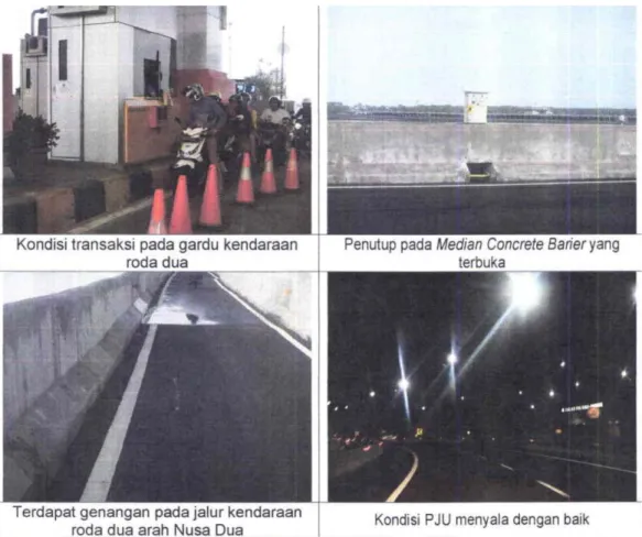 Gambar 7 Evaluasi SPM pada Ruas Jalan Tol   Nusa Dua-Ngurah Rai-Benoa 