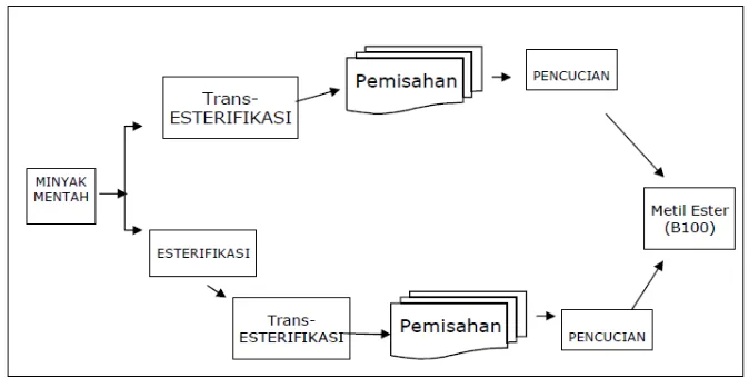 Gambar 2.2 Diagram Alir Biodiesel(Fauzi Odi dan Niamul Huda. 2014) 