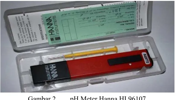Gambar 2. pH Meter Hanna HI 96107 