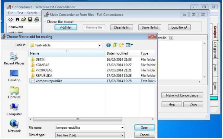 Figure 3.2 Second and third steps: select the headword and find out the collocation  