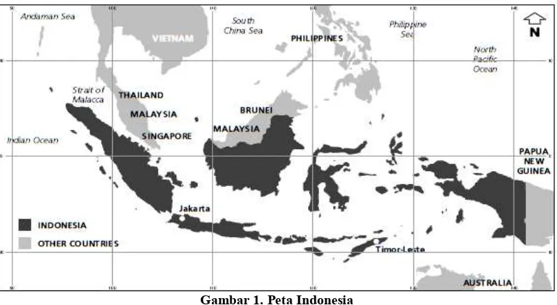 Gambar 1. Peta Indonesia  