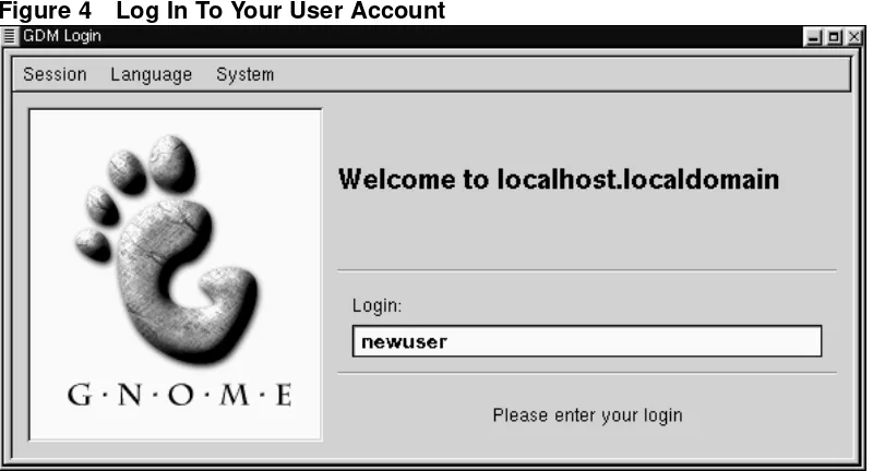 Figure 4Log In To Your User Account