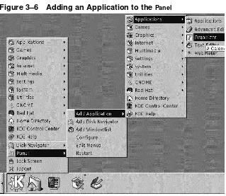 Figure 3–6Adding an Application to the Panel