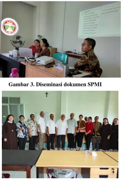 Gambar 3. Diseminasi dokumen SPMI  
