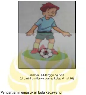 Gambar. 4 Menggiring bola. 
