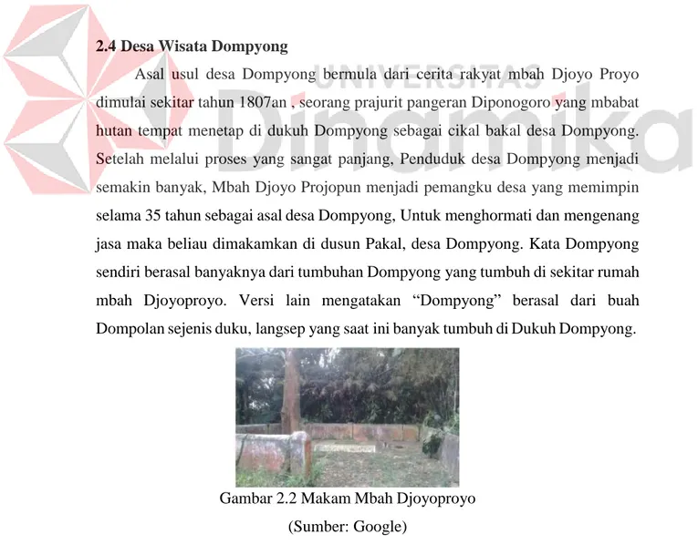 Gambar 2.2 Makam Mbah Djoyoproyo  (Sumber: Google) 
