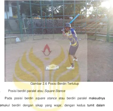 Gambar 2.6 Posisi Berdiri Tertutup 