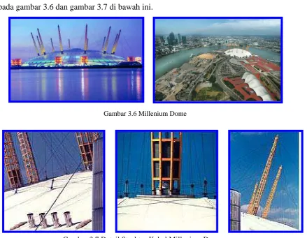 Gambar 3.7 Detail Struktur Kabel Millenium Dome 