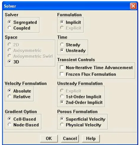 Gambar 2.10 Pemilihan parameter pada menu solver 