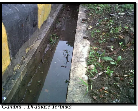 Gambar : Drainase Terbuka