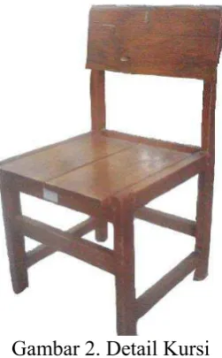 Gambar 2. Detail Kursi 