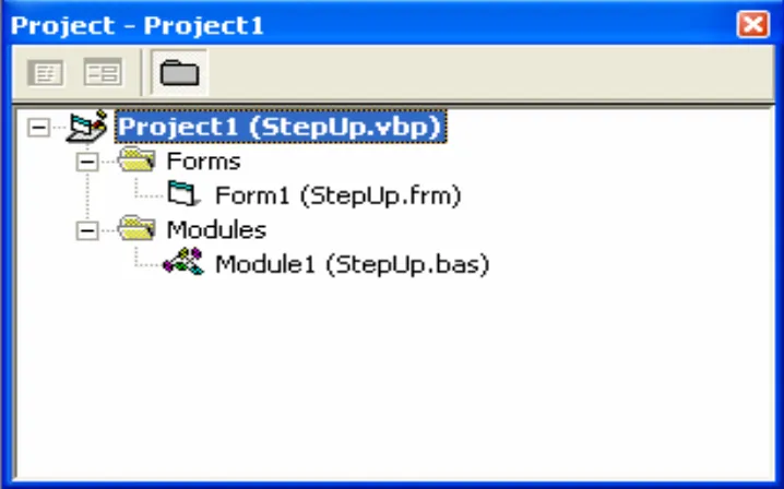 Gambar 1. Project Explorer menampilkan semua file yang mendukung aplikasi 