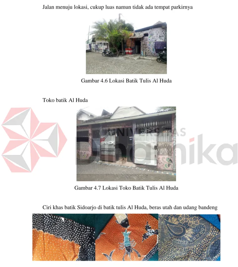 Gambar 4.6 Lokasi Batik Tulis Al Huda 
