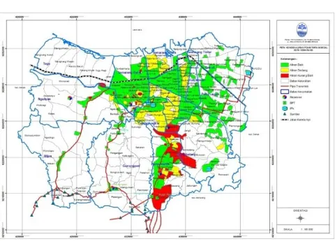 Gambar 2. Peta Kondisi Aliran PDAM Tirta Moedal Kota Semarang 2015 