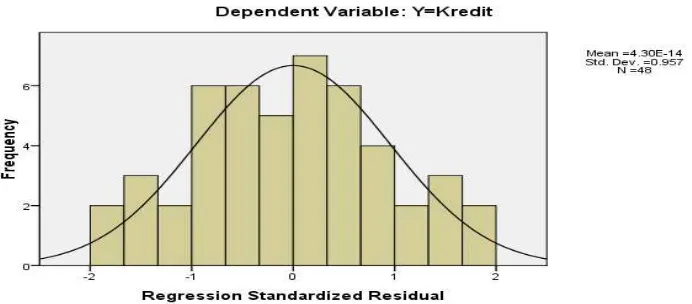 Gambar 4.1 Uji Normalitas Histogram 