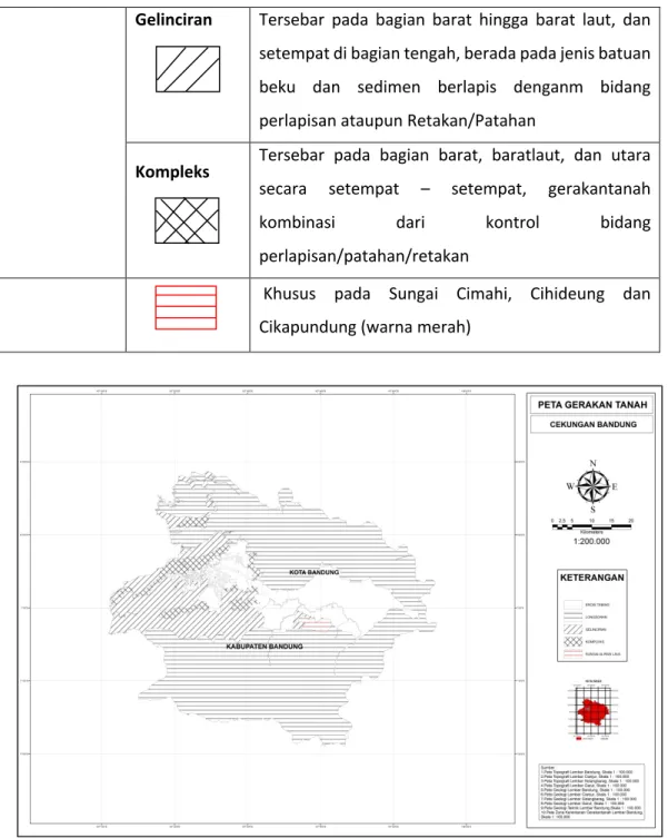 Gambar 3. Peta Gerakan Tanah 