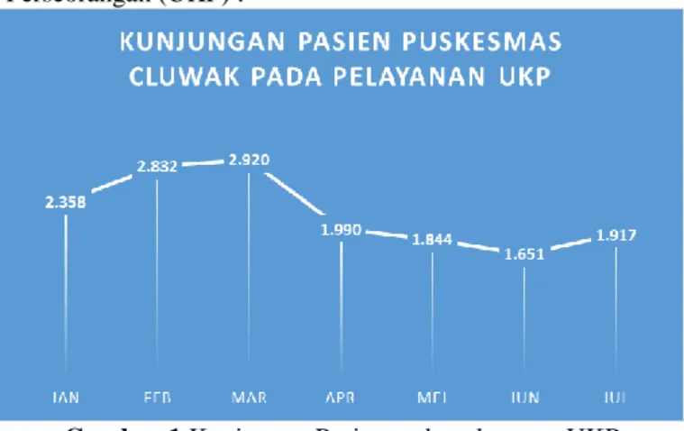 Gambar 1 Kunjungan Pasien pada pelayanan UKP 