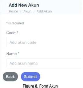Figure 8. Form Akun 