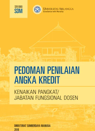 Pedoman Penilaian Angka Kredit Kenaikan Pangkat/Jabatan Fungsional Dosen