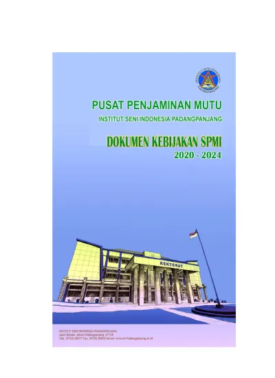 KEBIJAKAN SISTEM PENJAMINAN MUTU INTERNAL