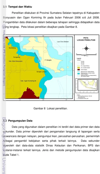 Gambar 8  Lokasi penelitian. 