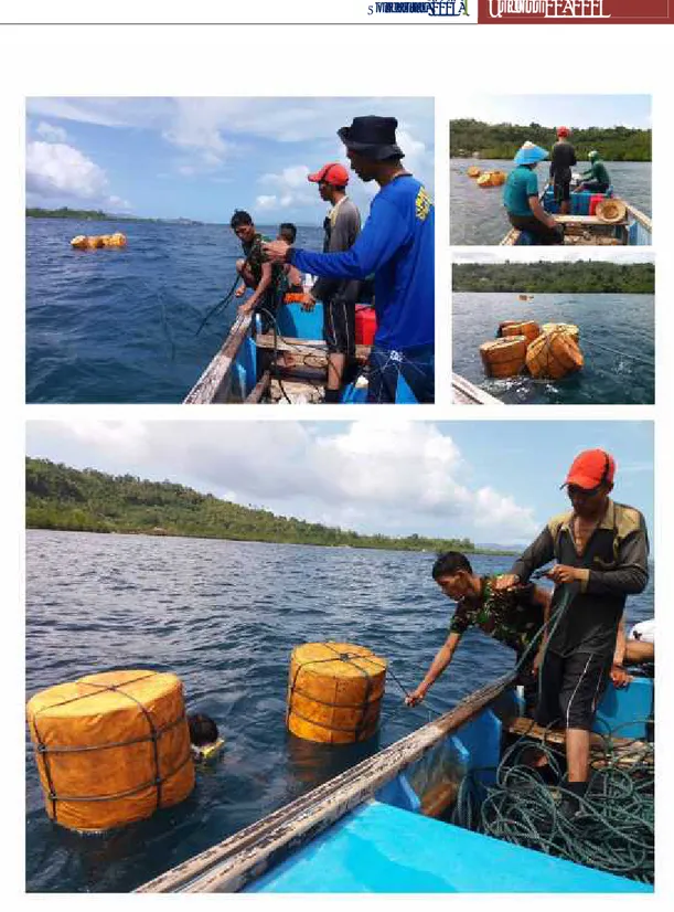 Gambar 17. Pemasangan tanda batas DPL