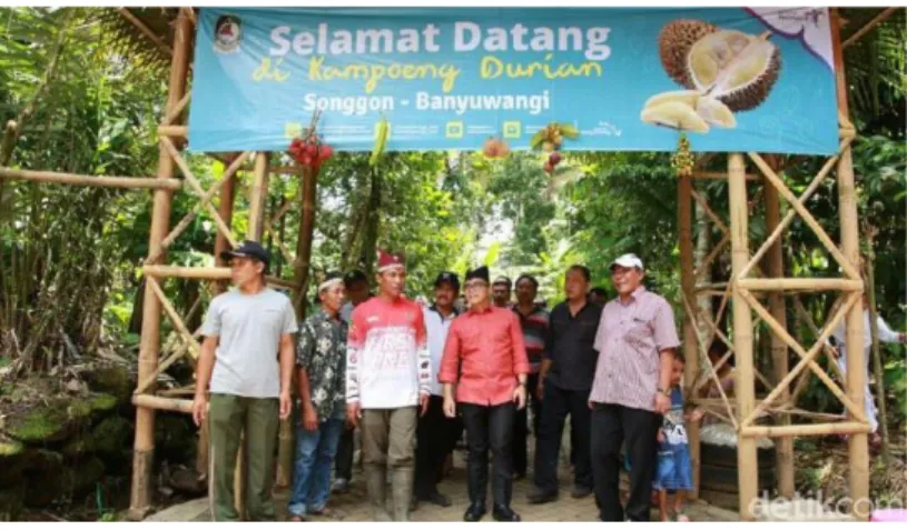 Gambar 3.14. Kampung Durian  (Sumber: travel.detik.com, 2018) 